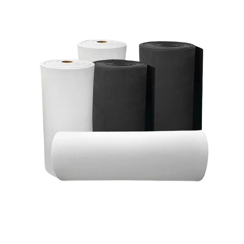 19.68x39.37 Inch EVA Foam Sheet Roll Black White Custom Self Adhesive Flannel Die Cut Packaging EVA Foam Material