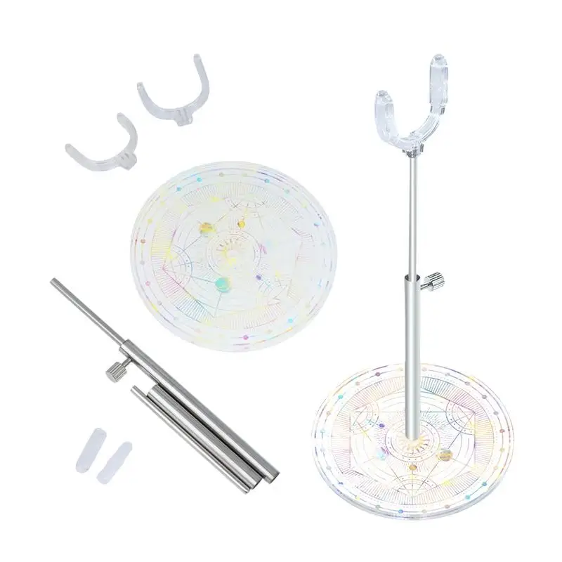 Adjustable Standing Extendable Bracket Patterned Base Bracket Doll Available Display Stand Accessorie Doll Clear Acrylic