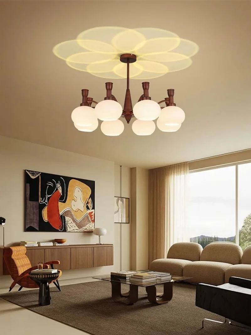 Medieval-style living room chandelier American-style main hall light French-style study lamp dining room lighting fixtures