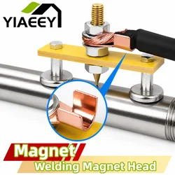 Welding Magnet Head Magnetic Welding Ground Clamp Holder Fixture Strong Welder Sheet Metal Repair Machine Ground Wire Clamp