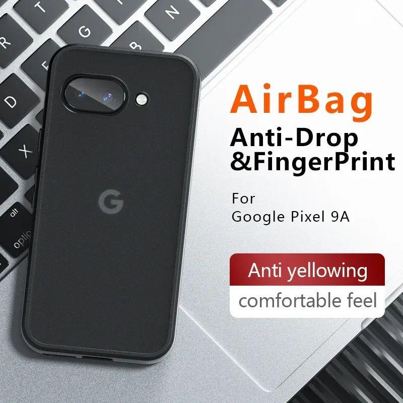Matte Acryl-Hülle für Google Pixel 9A Pixel9 A Luxuriöse Stoßfeste Transparente Harte PC-Abdeckung für Pixel 10a 10 9 Pro XL 8A Bumper – Detail 2