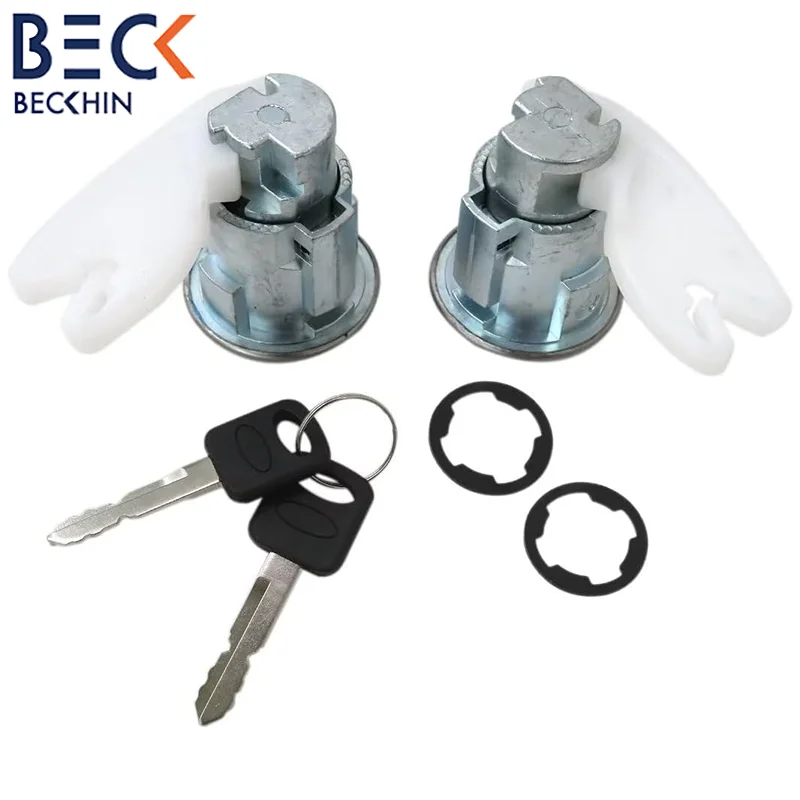 

Front Door Lock Cylinder & Keys Set Compatible for Ford F-150 F-250 F-350 Door Lock Kit 5090051-01 F4TZ-1522050-B F37Z1022050A