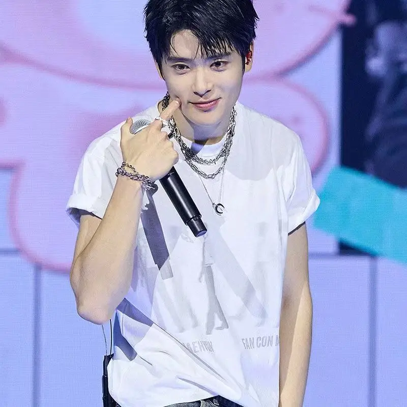 JaeHyun Concert Same Print T Shirt JAEHYUN FAN CON TOUR Mono Fans T-shirt Men Women Kpop Summer Cotton Short Sleeve Tee Tops