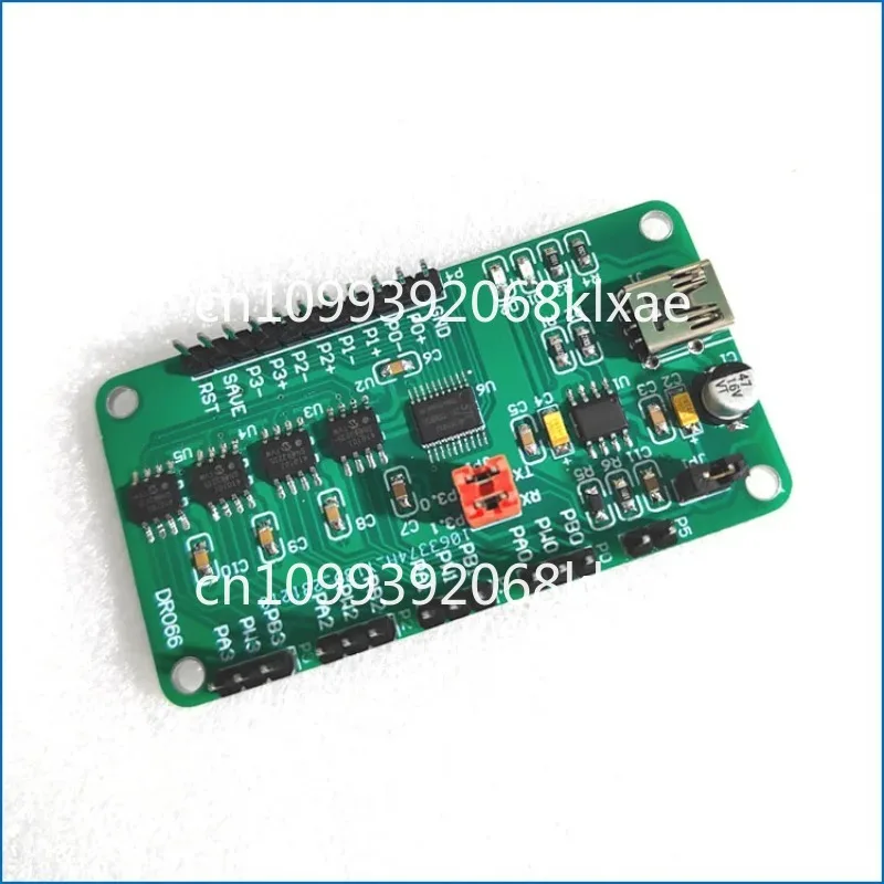 Four-way digital potentiometer module, potentiometer, digital resistor 256-order, noise suppression adjustment, model DR066