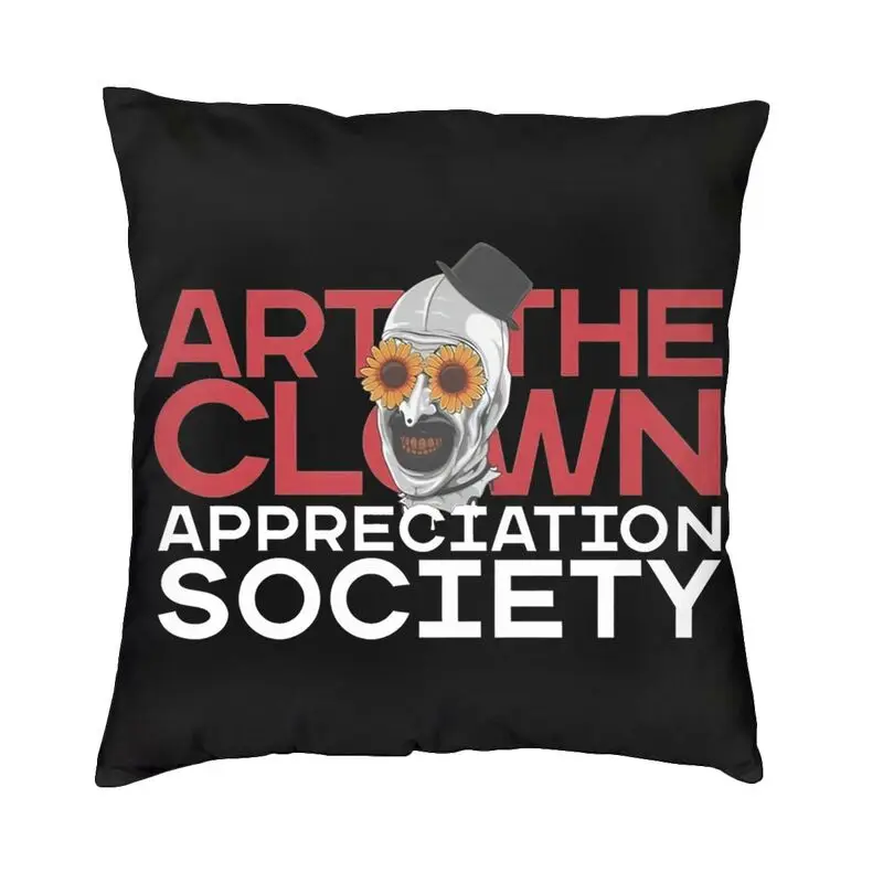 Custom Personalized Art The Clown Society Terrifiers Throw Pillow Cover Home Decorative 3D Double-sided Printed Cushion Cover