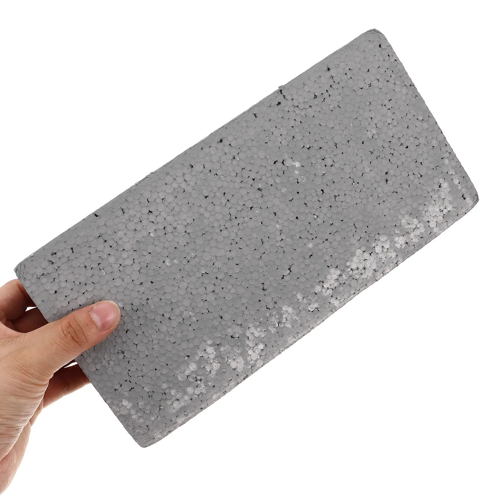 

4Pcs Foam Simulation Brick Blocks Lightweight Soft Fake Bricks for Comedy Stage Prop Pranks Movie Theater Performance Gray