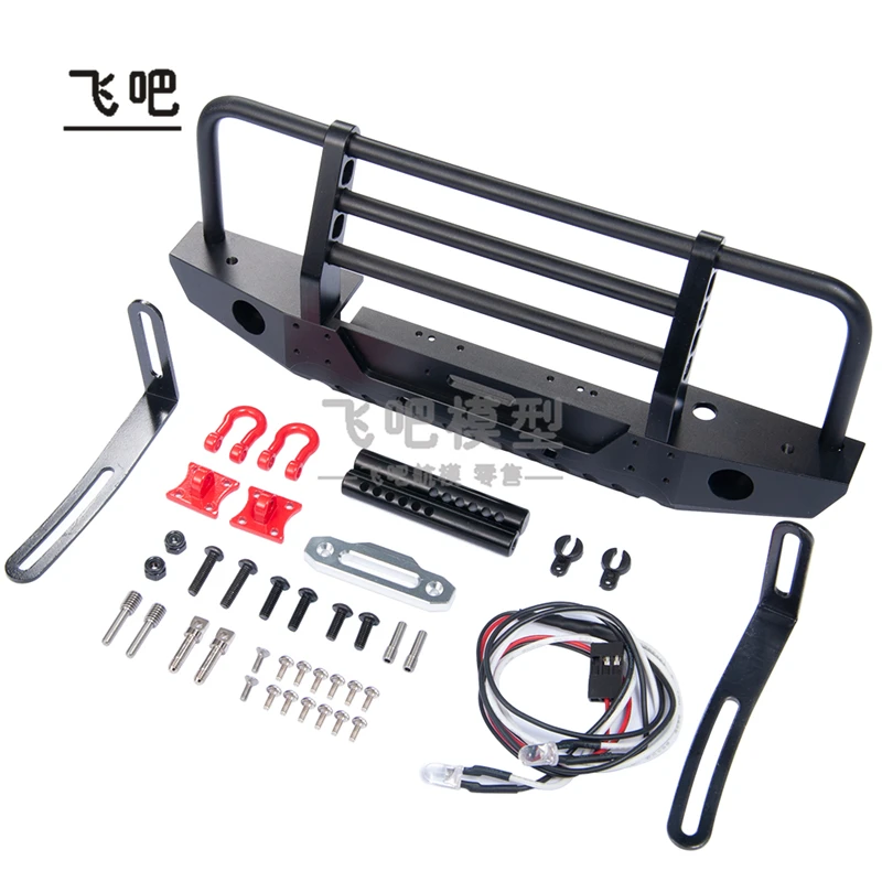 

Metal Front Bumper Anti-Collision for 1/10 RC Crawler Car AXIAL SCX10 Traxxas TRX4 Defender Modified Trendy Toy Accessories