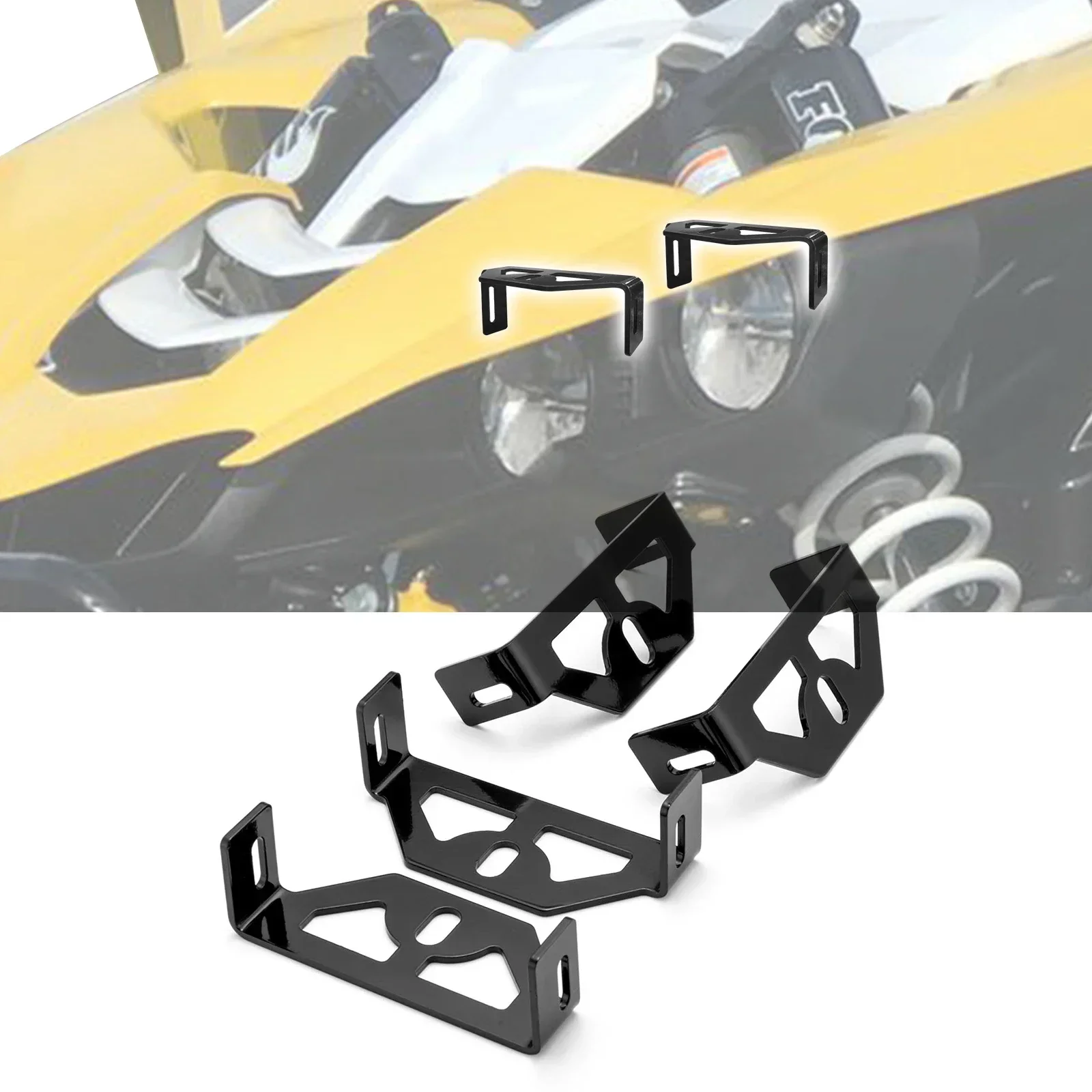 UTV LED-Scheinwerferhalterungen/Halterungen passend für Hochleistungs-LED-Licht ohne Bohren für Yamaha YXZ1000R 2015–2025 Zubehör