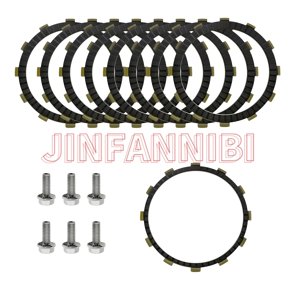 

Комплект фрикционных дисков сцепления с набором болтов для Harley Road Glide Fat Boy Breakout