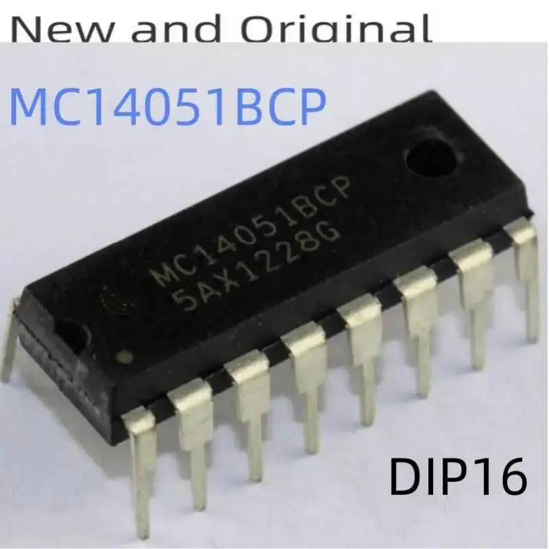 

New and Original MC14051BCP DIP16 Analog Multiplexers/Demultiplexers