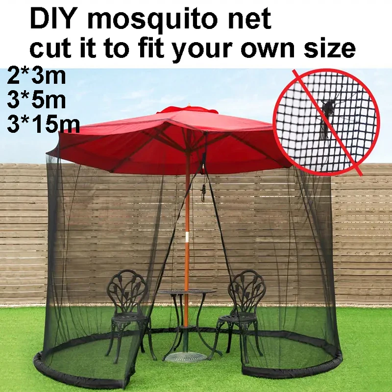 DIY Mosquito Net Camp Outdoor Huntting Garden Dormitory Tent Picnic Camping Cut Fit Size Mosquito Netting 2*3 3*5/15m DIY Nets