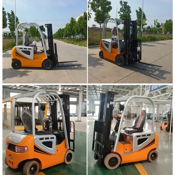 New 1.5ton 1500kg 4 wheel Electric Forklift heavy duty Battery