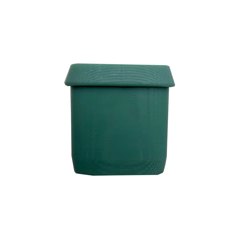

Green Fiberglass 3D Printed Portable Storage Jar with Lid
