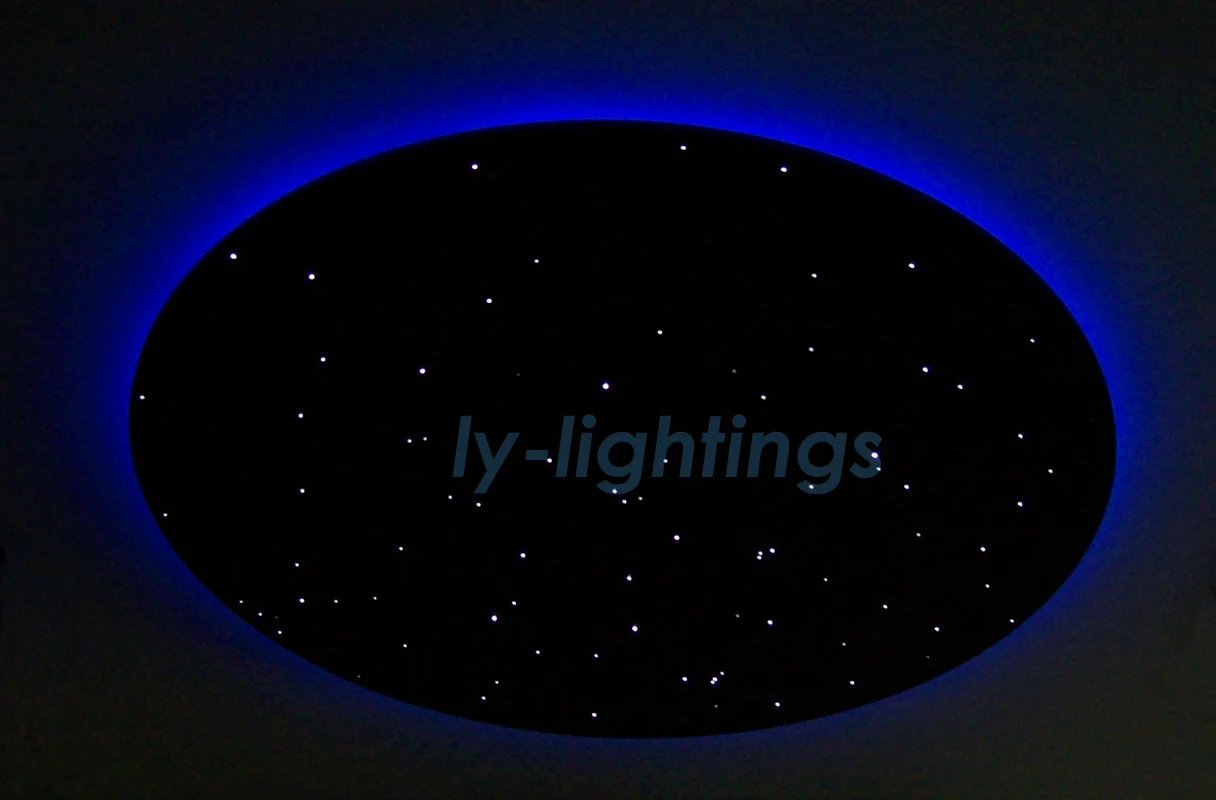 Home Theater Star Ceiling DIY Fiber Optic Kit Courtyard Night Light Touch Control LED Mix Size Decompressed Simulate Starry Sky