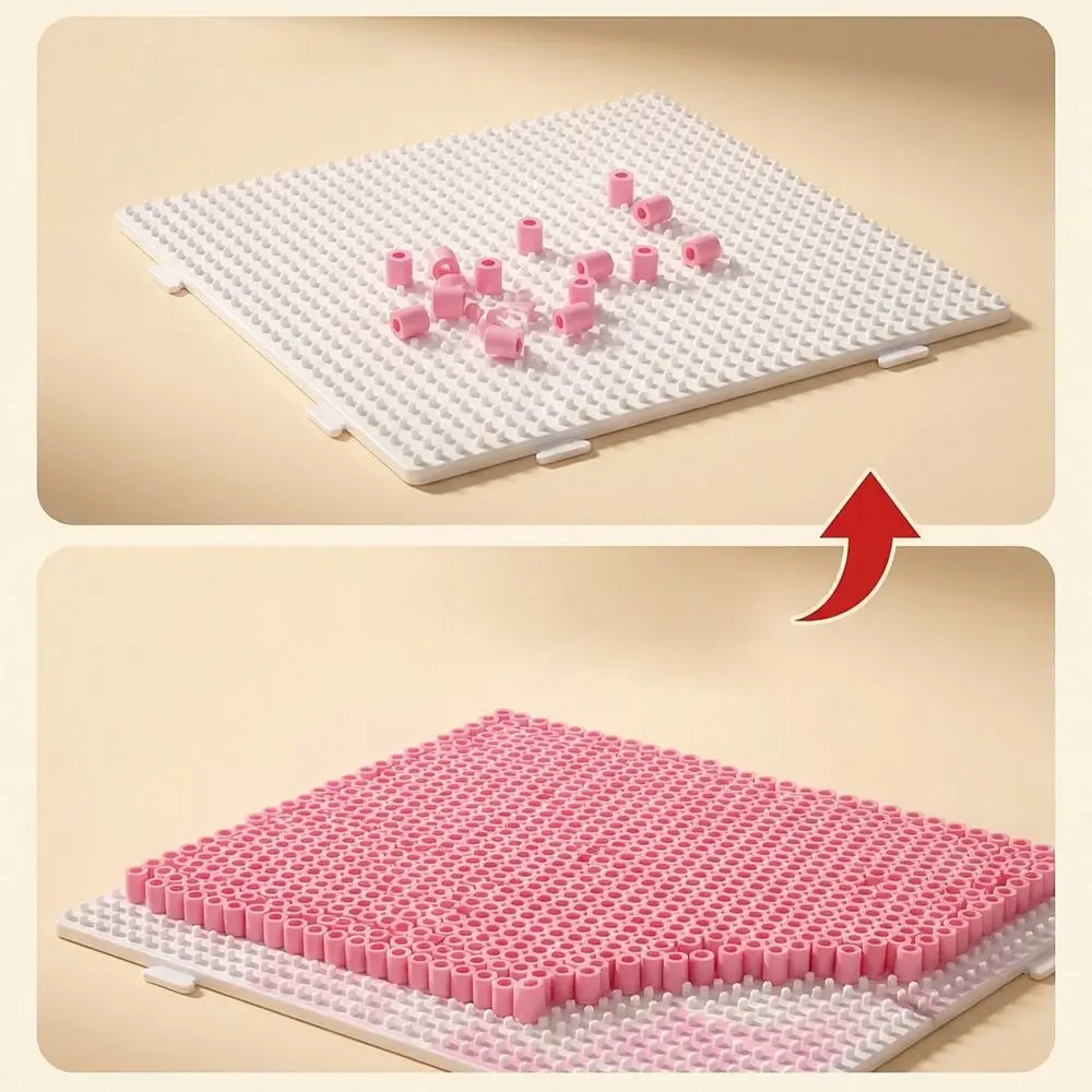 High Quality 2.6mm Bean Board DIY Make Puzzle Heat Resistant Perler Beads Template Hama Beads Tool Handmade Crafts Decor