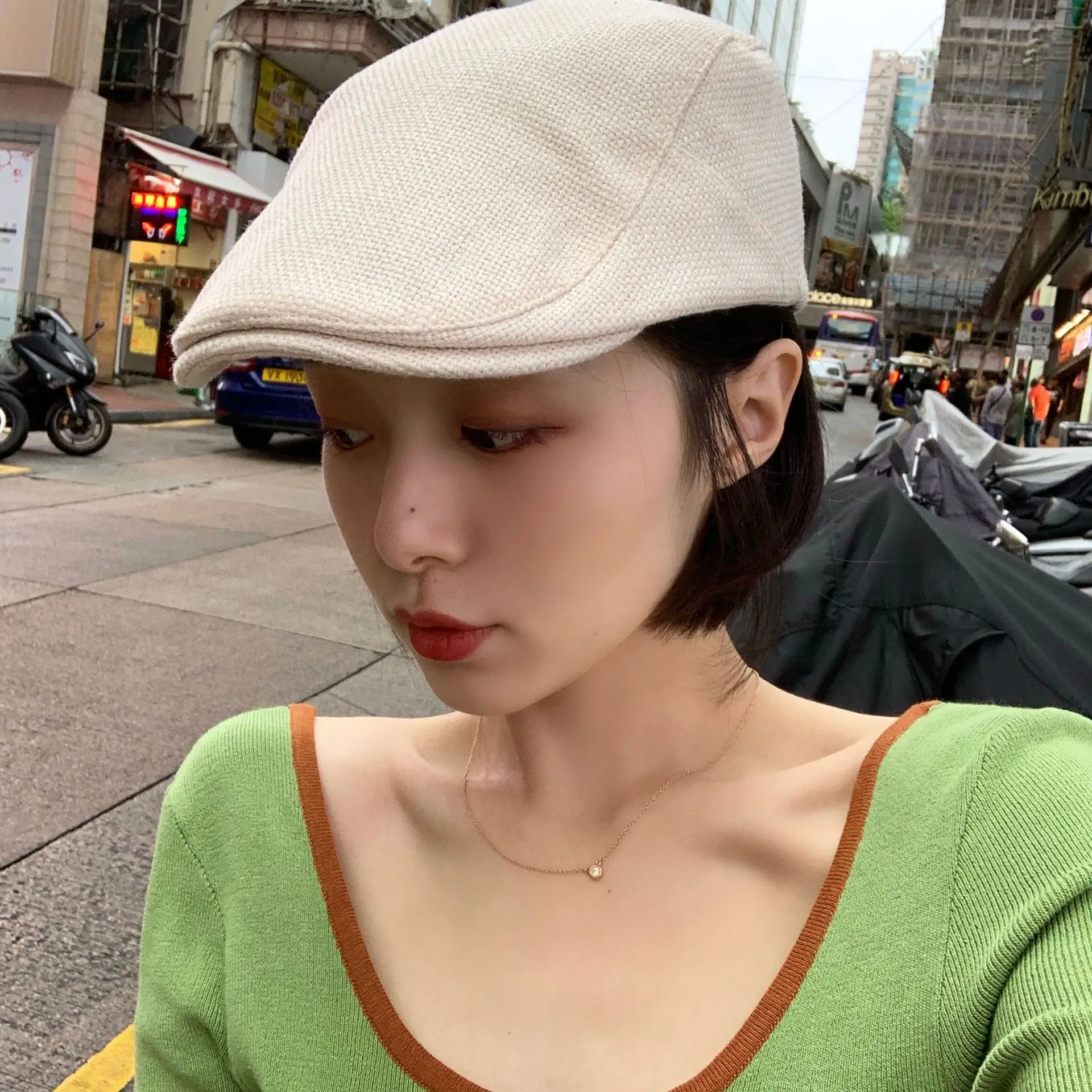 2026 Retro Cotton and Linen Forward Hat, Short Brimmed Summer Hat, Versatile Beanie, Spring and Autumn Dad's Painter Hat Beret