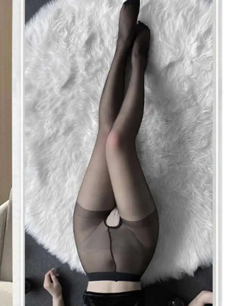 Nowa seksowna bielizna z przezroczystej tkaniny i niebieskiej tekstury w paski króliczek mundurek uroczy i czysty pożądanie JK bielizna nocna sukienka PEY0