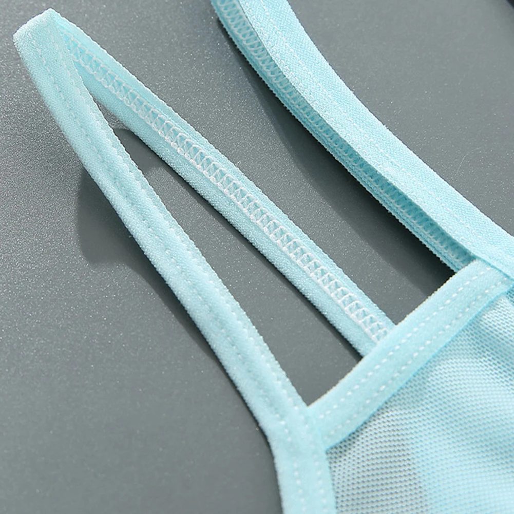 Sexy Women Panties Bikini Underwear Mesh See Though Hot Thongs G-string Breathable Low Waist T-Back Briefs