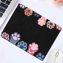 Petit tapis de souris en forme de patte de chat, accessoire de jeu mignon, style Kawaii, pour ordinateur de bureau, PC Gamer