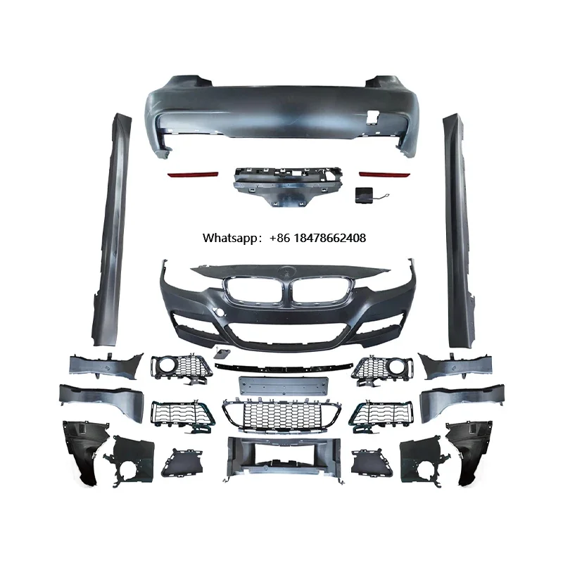 High Quality Car Modification MT M Sport Body Kit M Tech Front Bumper Rear Bumper Body Kit for  3 Series F30 2012-2019
