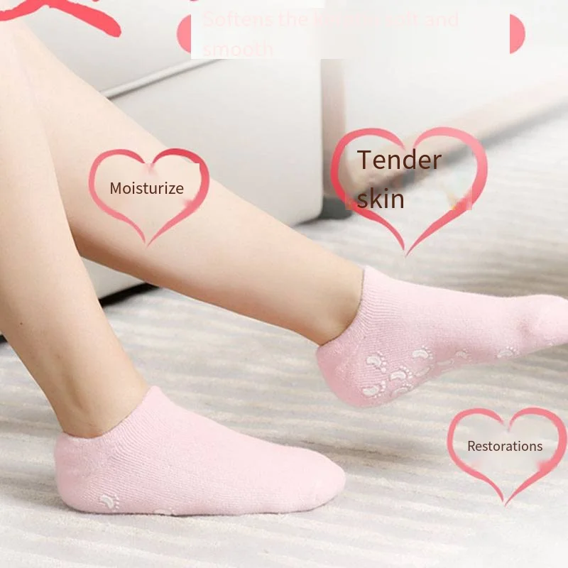 Silikon Anti Rissige Maske Socken Wiederverwendbare Peeling Feuchtigkeitsspendende Schutzhandschuhe Trockene Abgestorbene Haut Entferner Werkzeuge Hand Fuß Pflege