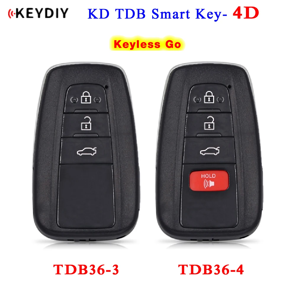 

KEYDIY KD 4D Smart Key Universal Remote TDB36-3 TDB36-4 for Toyota FCCID: 0140 0500 0030 0780 0111 F433 A433 5290 7890 3370