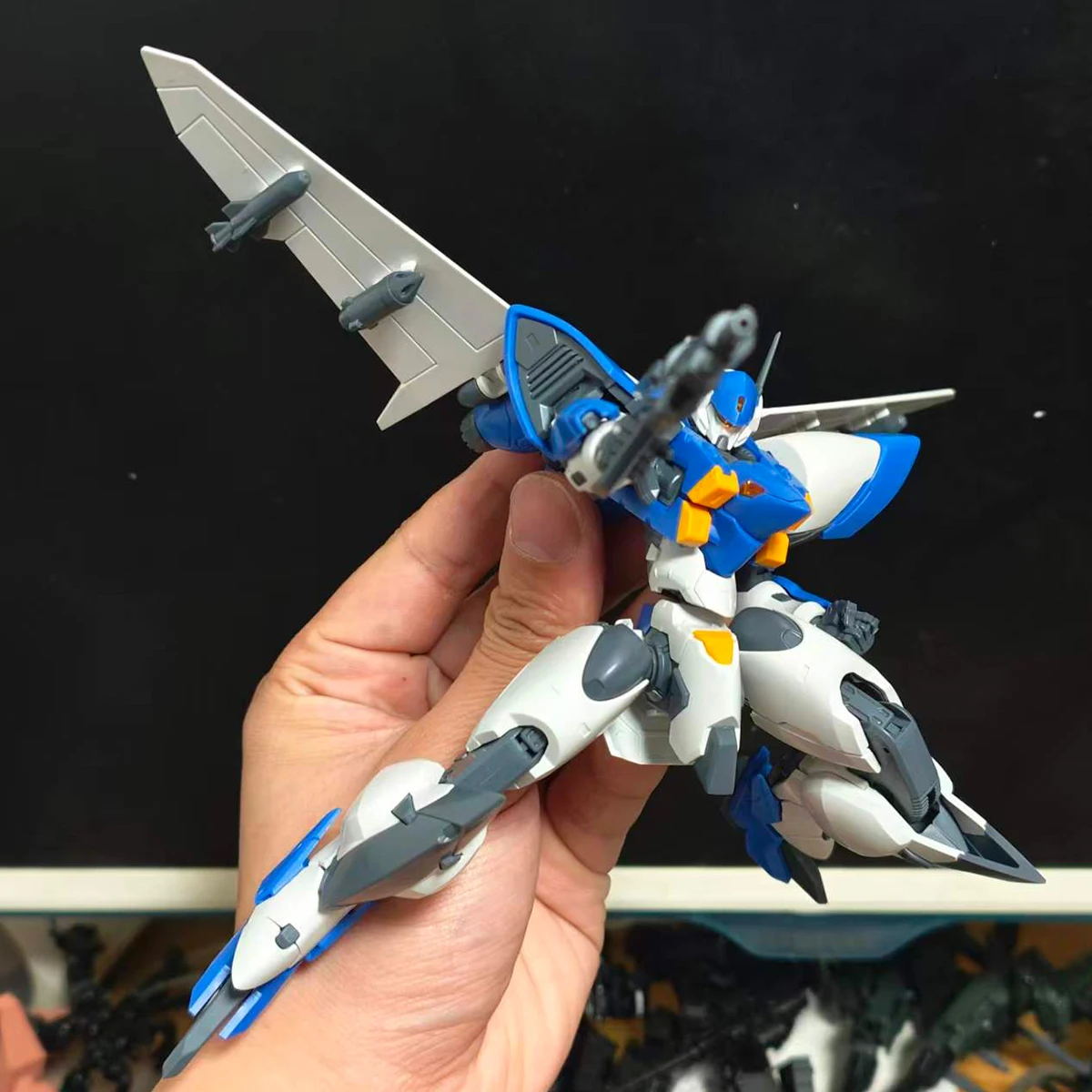 HIPLAY Sheik Mainland Ultra Action Trooper OCR-122 Yunque (Skylark) Blue White Color 1/144 Scale Mecha Assembly Model Kits - view 5