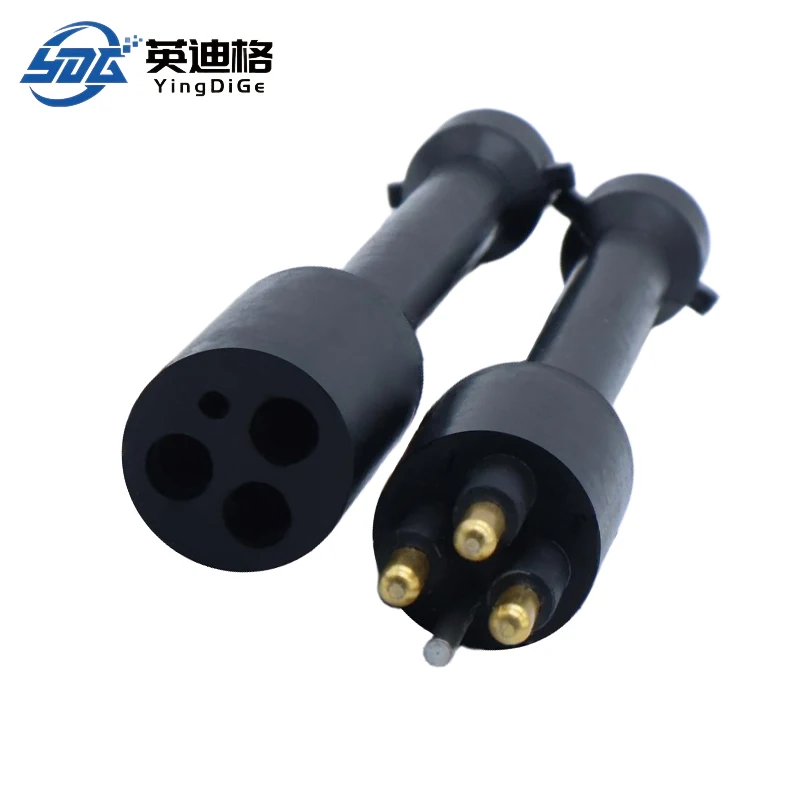 IP68 Waterproof Circular Micro Subconn Deepsea Seacon Subsea Underwater Connector Female Plug Stainless Steel316L Housing Brass