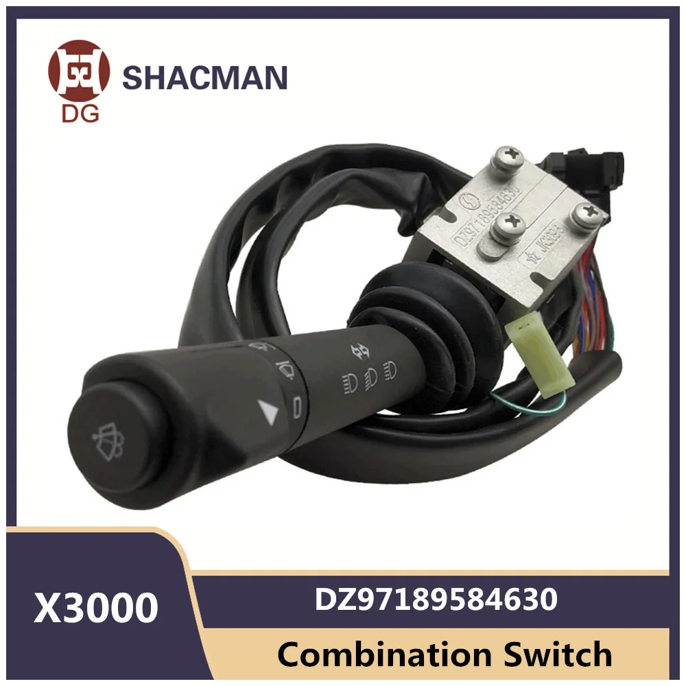 Combination Switch DZ97189584630 For SHACMAN Shaanxi X3000 Headlight Steering Wiper Light Switch Original Spare Parts