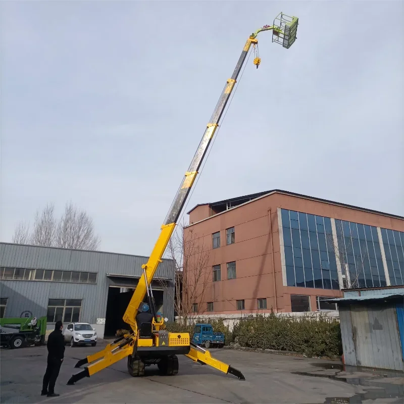 China Popular Construction Telescopic Spider Crane 5 Ton Spider Crane Articulating Arm Mini Construction Spider Lifting Crane