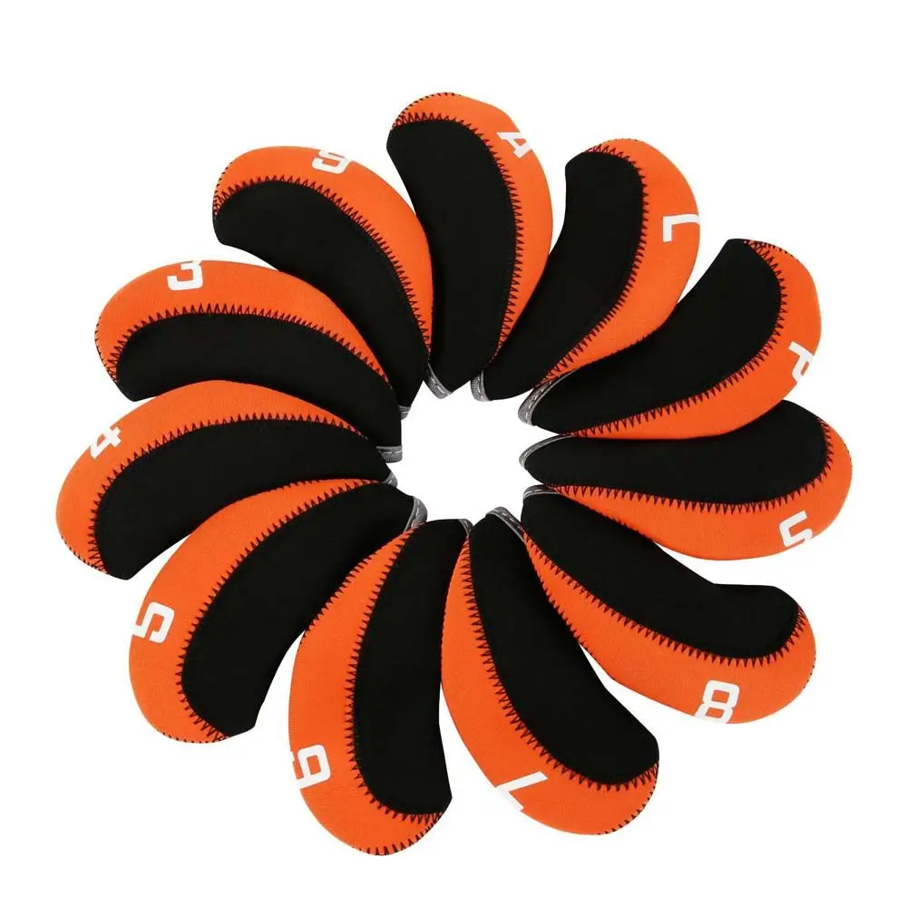 Accessories Golf Iron Covers Set With Number Design Golf Club Cover Spider Head Cover Golf Iron Headcover Golf Headcovers