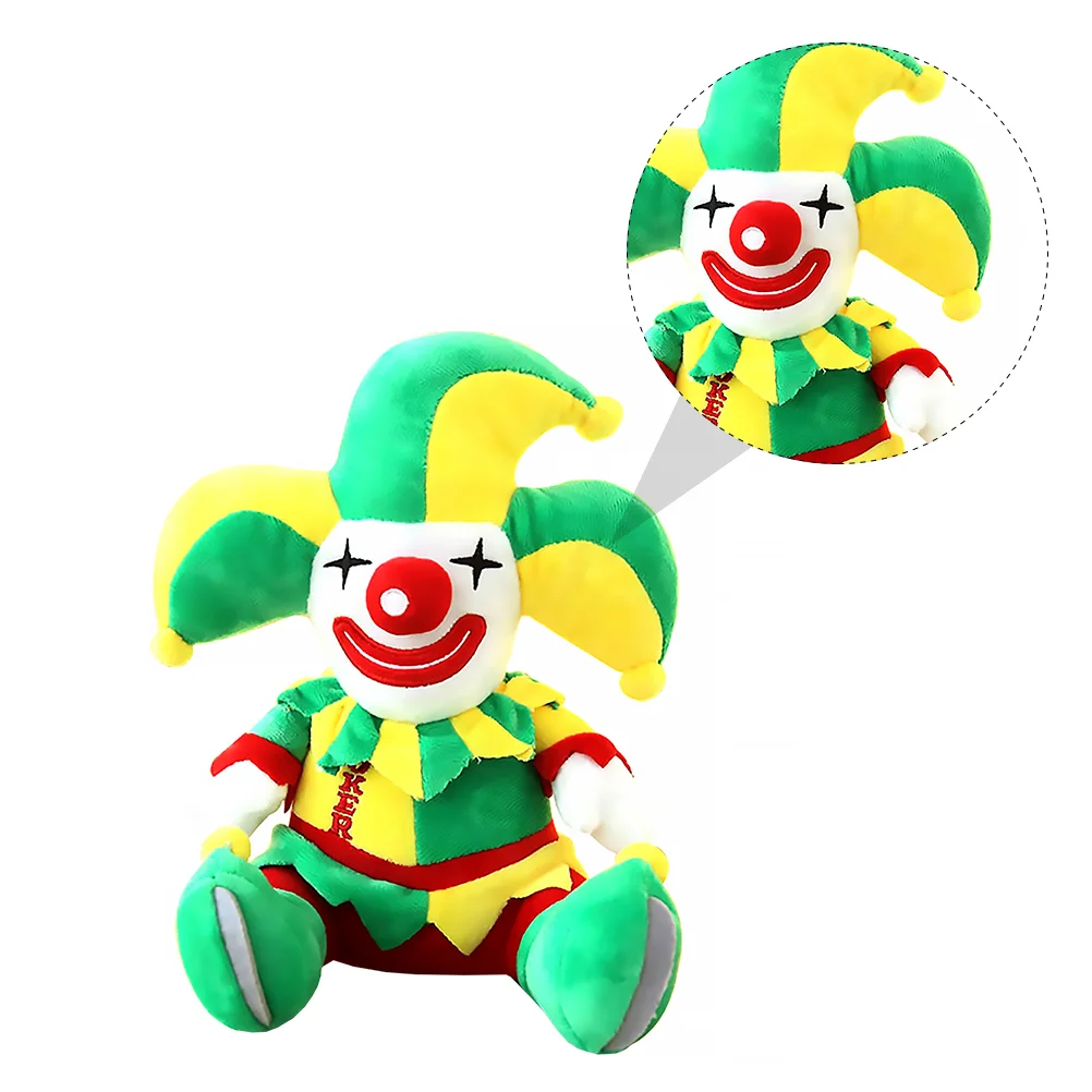 Halloween Clown nament Plush Toy Adorable Decorative Kids Bedroom Living Room Office Unique Safe Premium Material Indoor