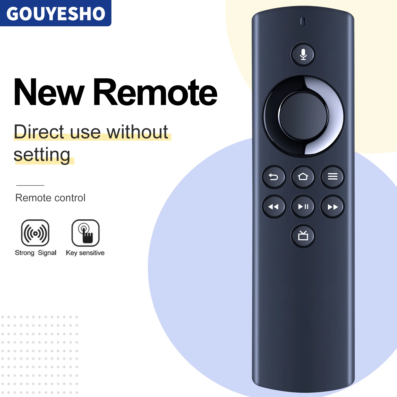 New Remote Control H69A73 for Amazon Fire TV Stick Lite S3L46N