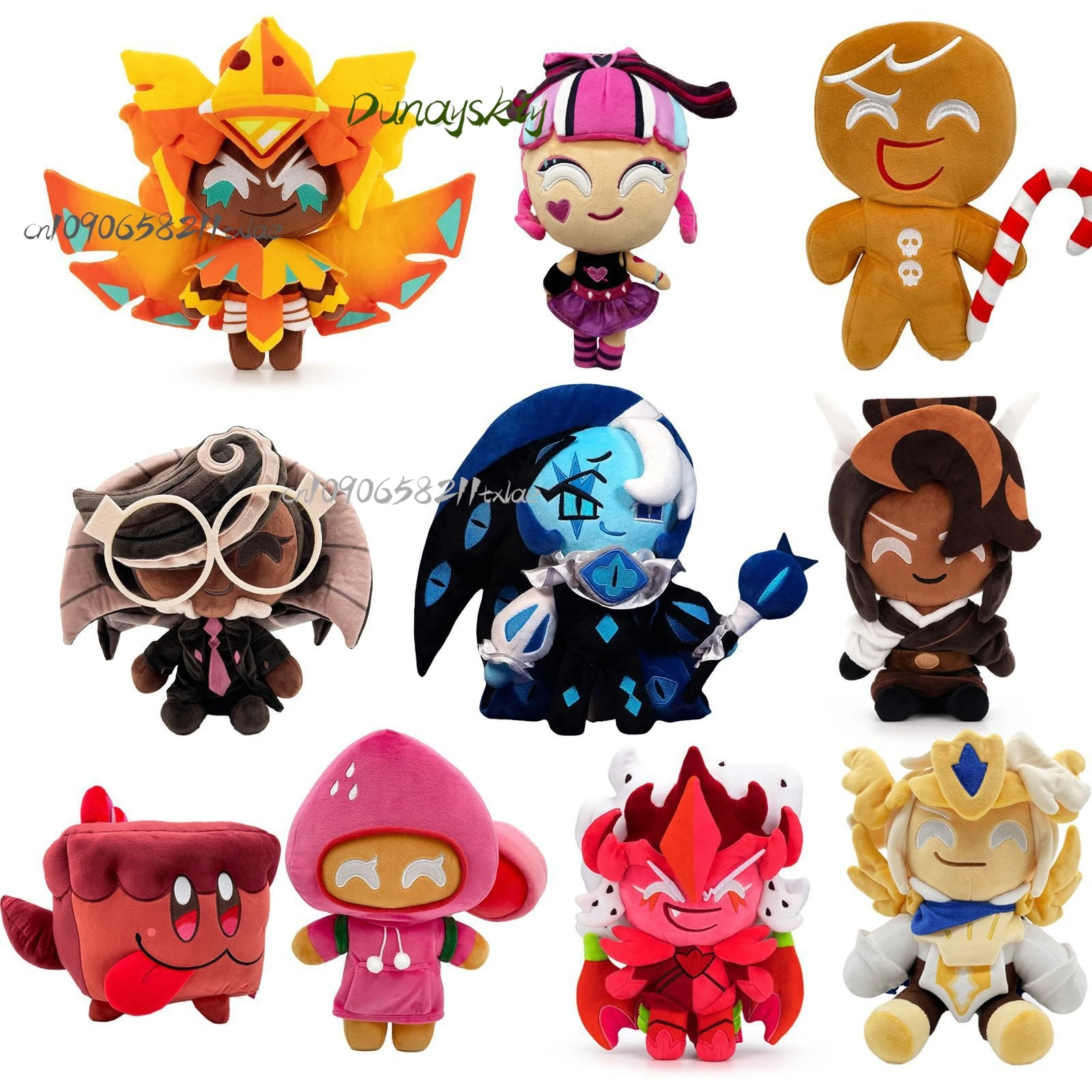 

New Cookie Run: Kingdom Shadow Milk Cookie Anime Cartoon Periphery Cotton Cute Figure Collectibles Decor Custum Gifts Customized