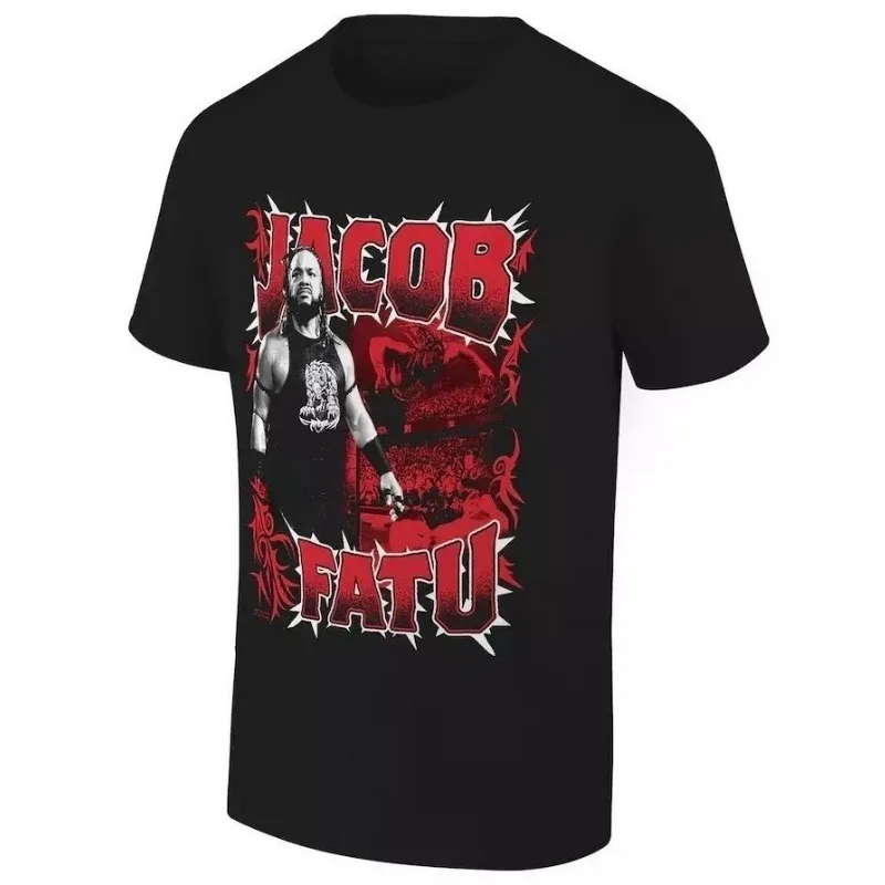 Jacob Fatu Merch Tee Unisex T-shirt Men Short Sleeve Tee Causal Tops Clothes Female Y2K Tops