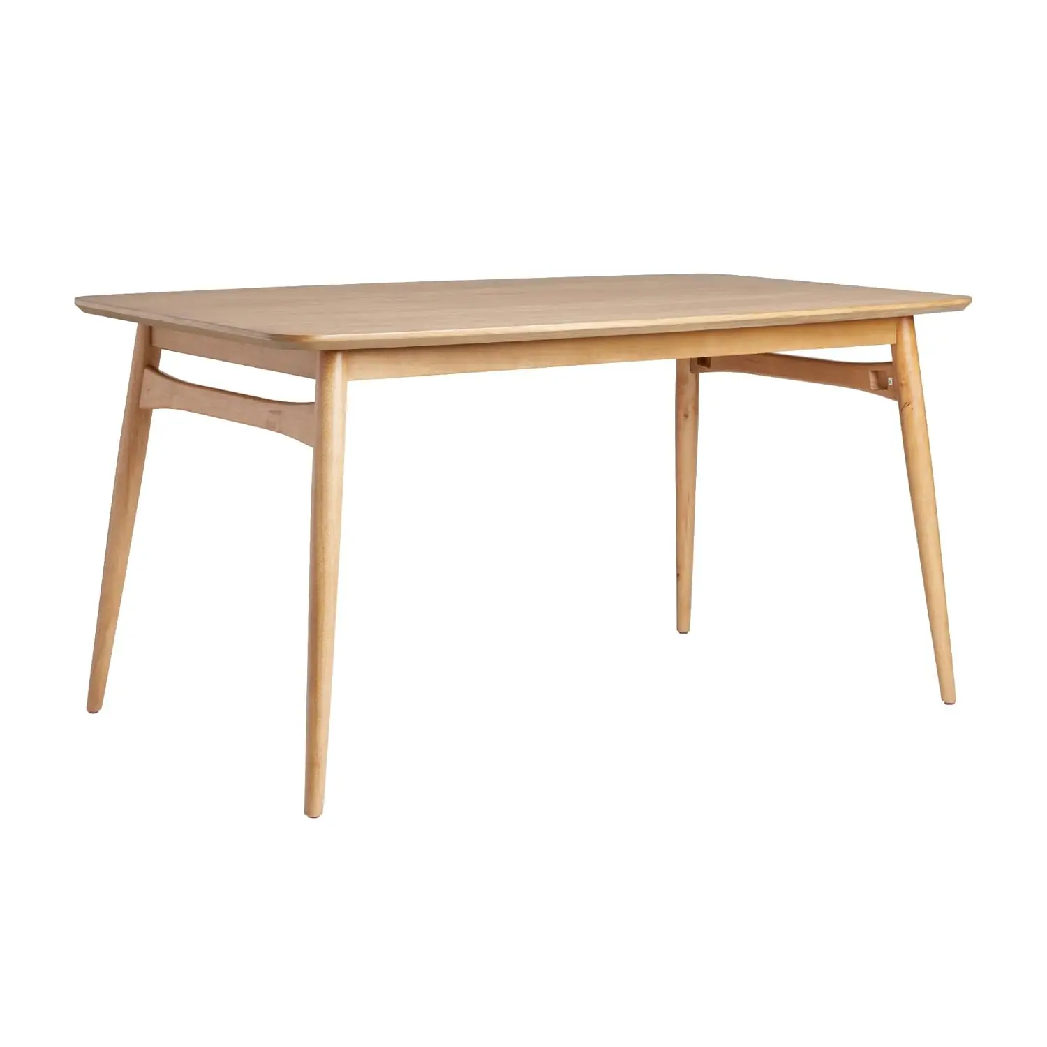 

Обеденный стол в стиле Mid-Century Modern из массива дерева с коническими ножками, 59 дюймов, на заказ