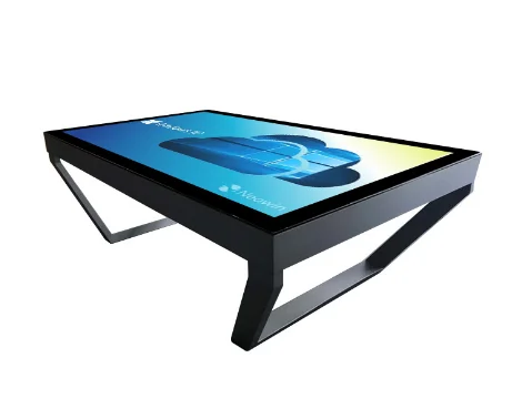 43 49 55 65 70 inch lCD interactive gaming table, WIFI coffee table style AIO computer PC,  multi touchscreen all in one PC