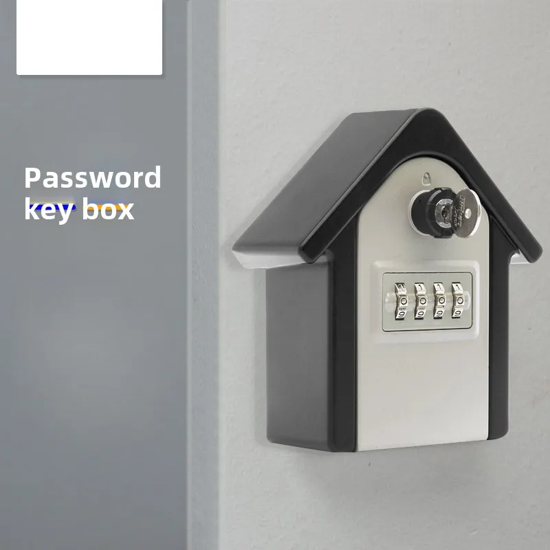 Decoration Password Key Box Construction Site Cat Eye Password Lock Box Homestay with Key Wall Hanging Box Anti-double Opening