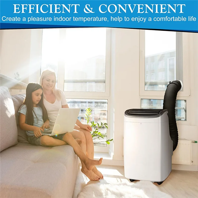 

AC93-2 упаковки портативного шланга переменного тока, изоляционный рукав, крышка шланга портативного кондиционера для выхлопного шланга диаметром 5 дюймов и 5,9 дюйма