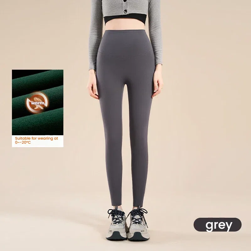 กางเกงเลกกิ้งกันหนาวบุขนสำหรับผู้หญิง รุ่น 10A ให้ความอบอุ่นสูง เอวสูง กระชับหน้าท้อง กางเกงโยคะ ยกกระชับสะโพก กางเกงออกกำลังกาย