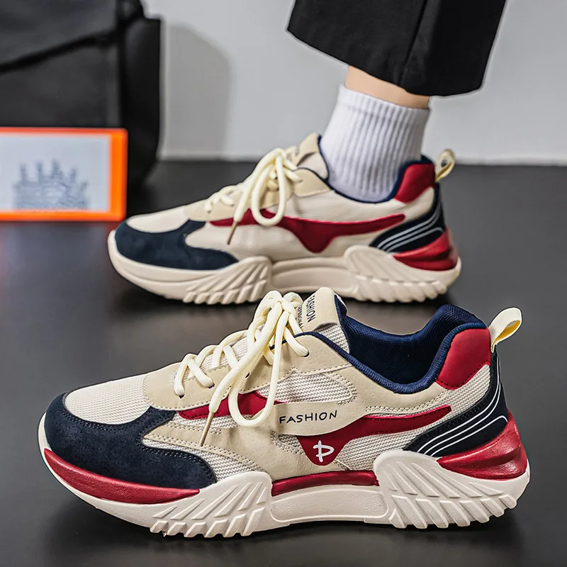 

Мужские весенние легкие и универсальные кроссовки из сетчатого материала, удобные и дышащие, для спорта и отдыха, для бега на открытом воздухе.