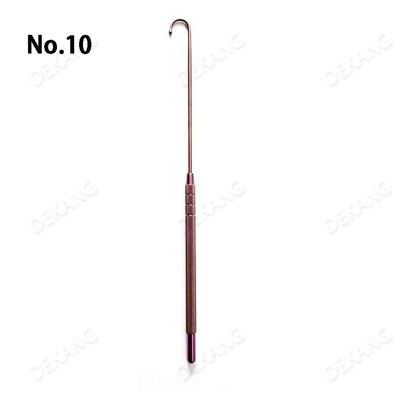 ไทเทเนียมอัลลอยด์สัตว์เลี้ยงหัวบอลตะขอฆ่าเชื้อแบบไม่รุกราน, ตะขอมดลูกและรังไข่