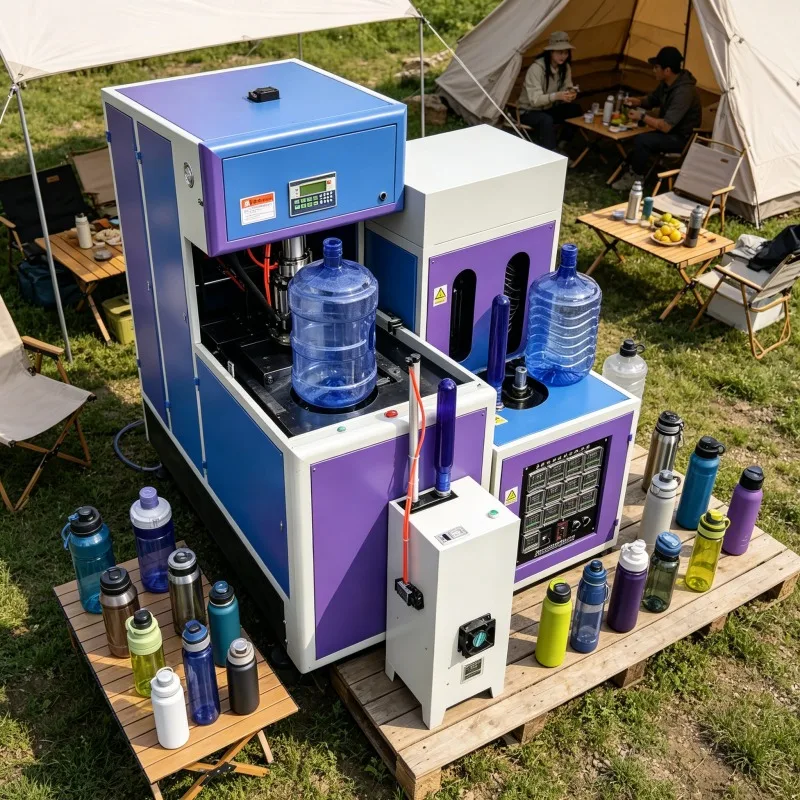 Automatic PET Bottle Blow Molding Machine With Auto Preform Loader High Efficiency Beverage Bottle Production Plant Unit