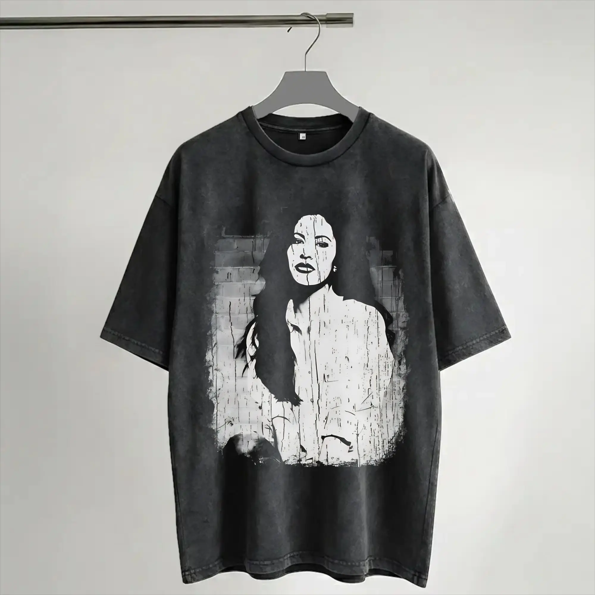 Selena Quintanilla Washed T Shirt Streetwear Hip Hop Vintage T-Shirt  Tees for Men Women Short Sleeve Oversize