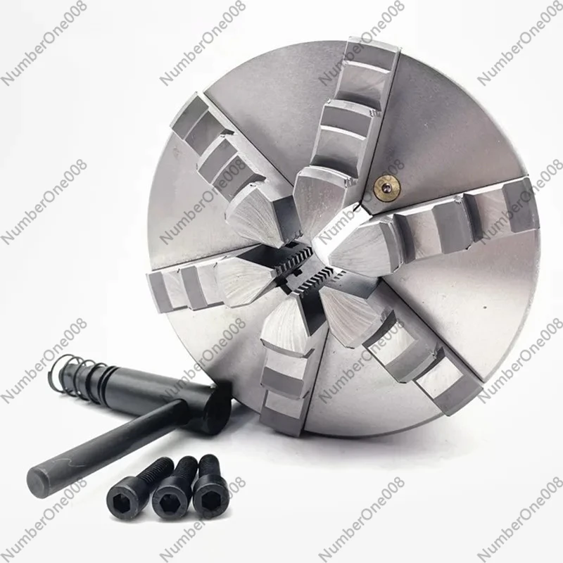 125mm 6 Jaw Self Centering Lathe Chuck, K13-125 Manual Metal Lathe Chuck Hardened Steel Machine Tool Accessory