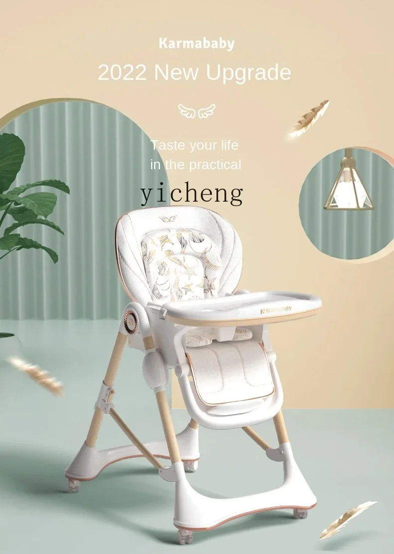 Picture 7: Tqh Baby Dining Chair Household Foldable Multifunctional Portable Dining Table Children's Study Desk