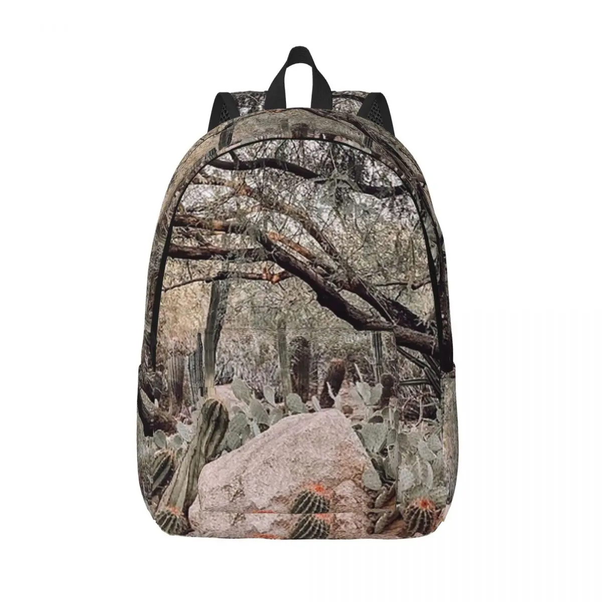 

Desert Cacti In Arizona Backpack Student Boys Girls BookBag Kids School Bag Computer Shoulder Bags for Men Women