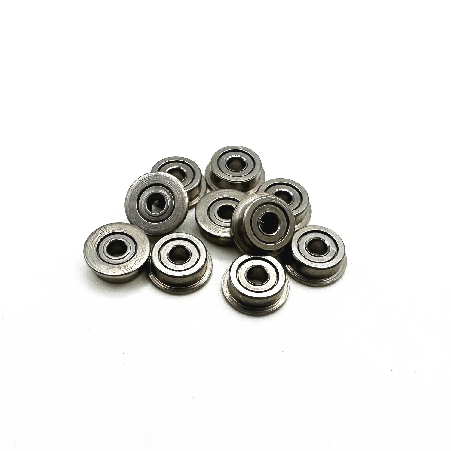 10Pcs MF73ZZ 3x7x2.5mm Flange Bearings Deep Groove Ball Bearing High Quality MF73