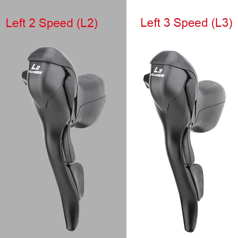 microNEW Road Bike Shifters 3x7 3x8 3x9 3x10 Speed Brake Lever Bicycle 2x7 2x8 2x9 2x10 Speed Derailleur