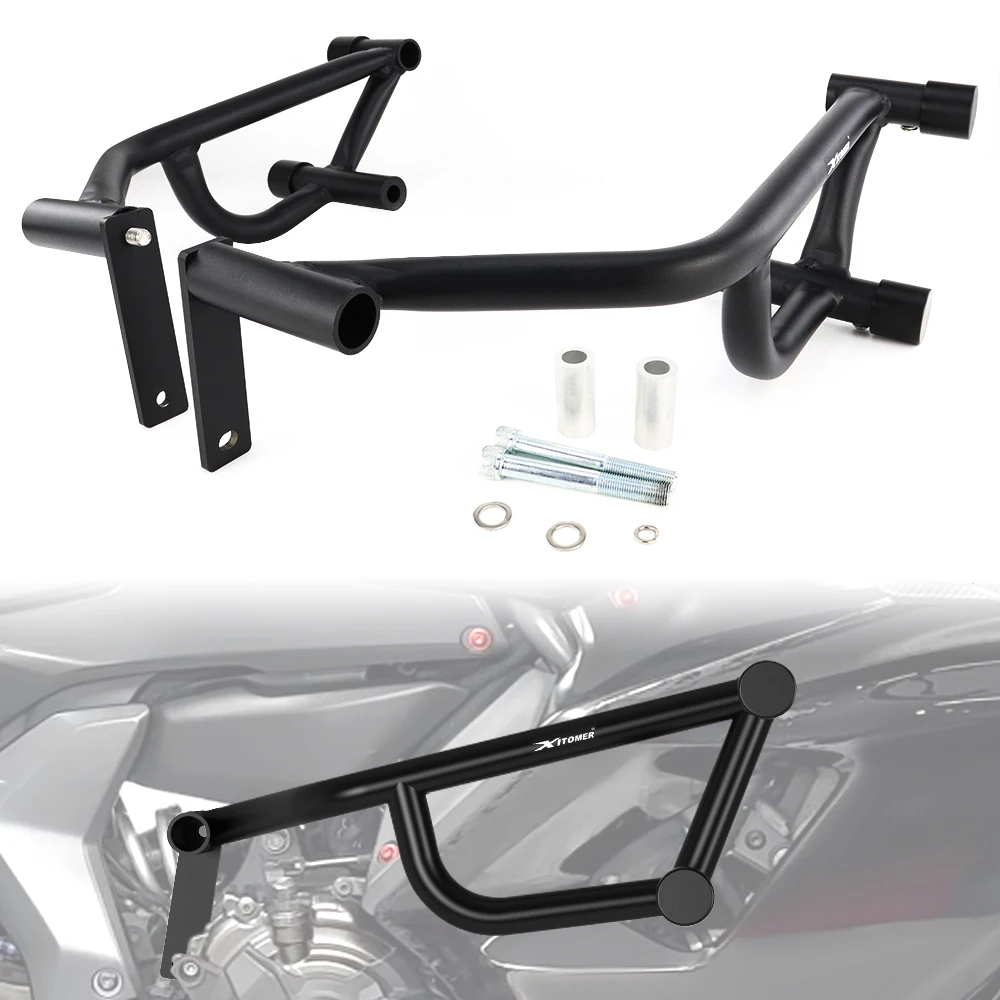 

Engine Guard Highway Bar Bumper Protector Race Rail For Yamaha YZF-R7 2021 2022 2023 2024 2025 Motorcycle Steel Stunt Crash Cage
